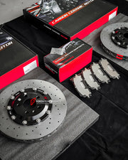 UPGRADE FRONT CARBON CERAMIC BRAKE DISCS ROTORS for AUDI RS4 B9 FACELIFT 2019+