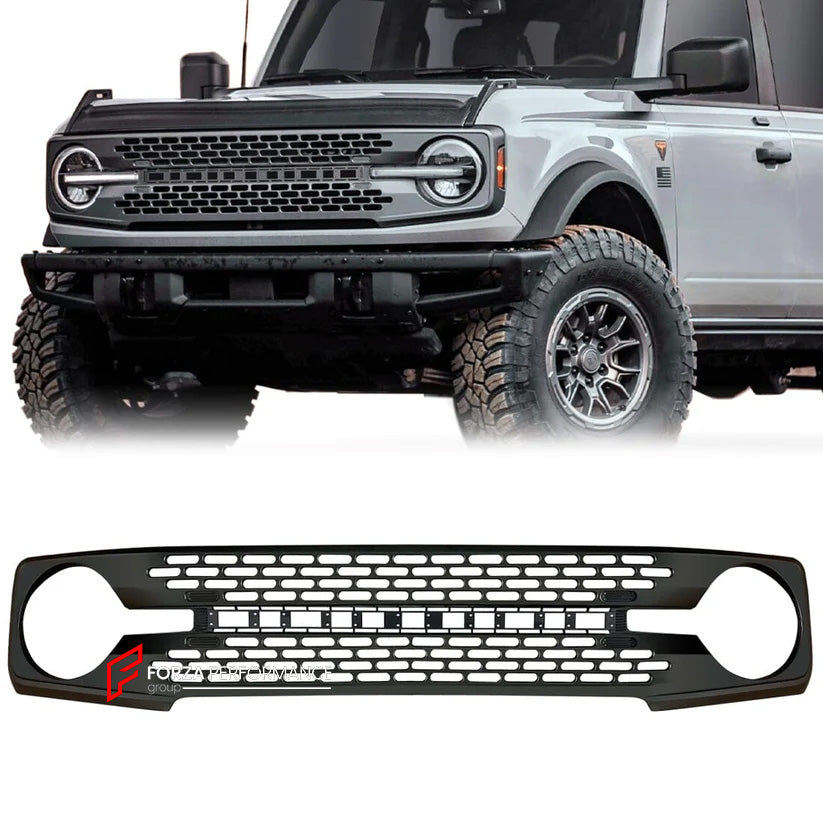 UPGRADE GRILLE for FORD BRONCO 2021+ to HIGH CONFIGURATION