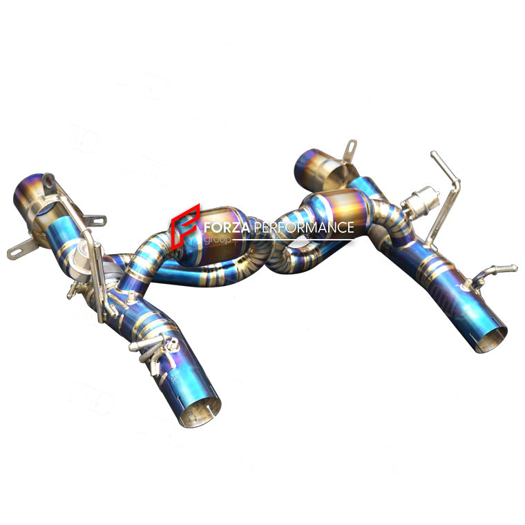 VALVED EXHAUST CATBACK for FERRARI F8 3.9T 2019 - 2023