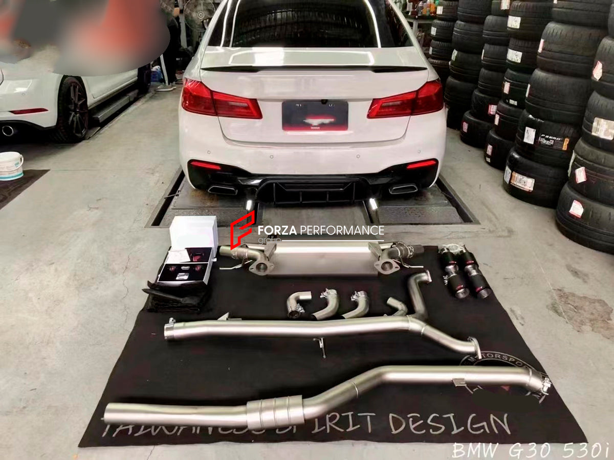 VALVED EXHAUST CATBACK MUFFLER for BMW 5 SERIES 530i G30 2.0T 2016 - 2020