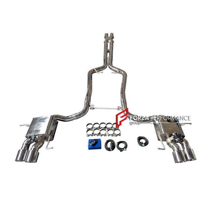 VALVED EXHAUST CATBACK MUFFLER for MASERATI GRANTURISMO S 4.7T 2008 - 2012