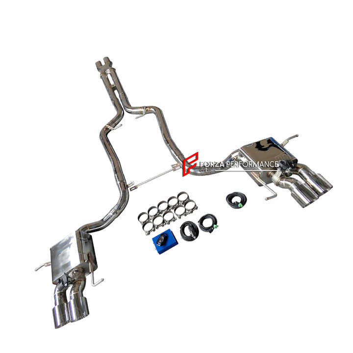 VALVED EXHAUST CATBACK MUFFLER for MASERATI GRANTURISMO S 4.7T 2008 - 2012