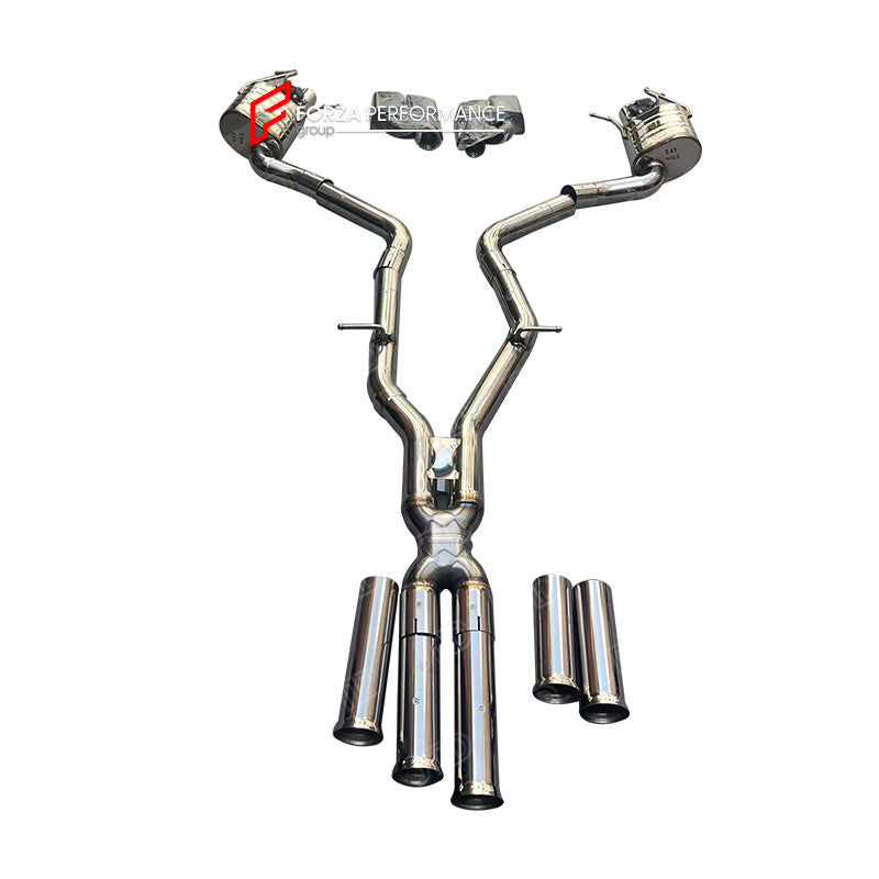VALVED EXHAUST CATBACK MUFFLER for MERCEDES BENZ AMG W212 E63S 5.5T 2013 - 2016