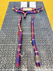 TITANIUM VALVED EXHAUST CATBACK MUFFLER for Mercedes-Benz GLB35 AMG