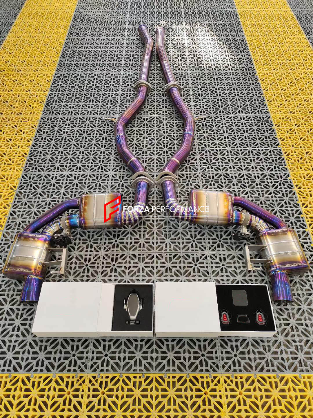 VALVED EXHAUST CATBACK MUFFLER for Mercedes-Benz S Class S63 Coupe