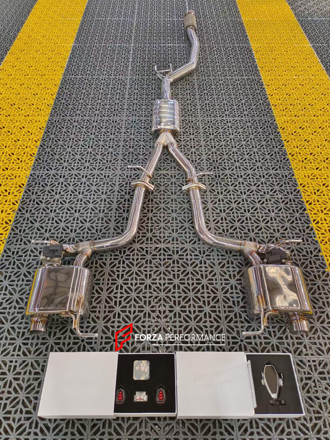 VALVED EXHAUST CATBACK MUFFLER for Mercedes-Benz SLC 2.0T