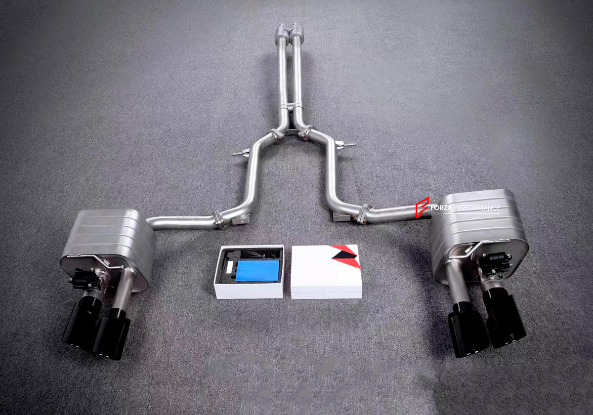 VALVED EXHAUST CATBACK MUFFLER for PORSCHE PANAMERA 970 3.6T 2009 - 2013