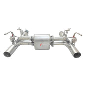 VALVED EXHAUST CATBACK MUFFLER for FERRARI F8 3.9T 2019 - 2022