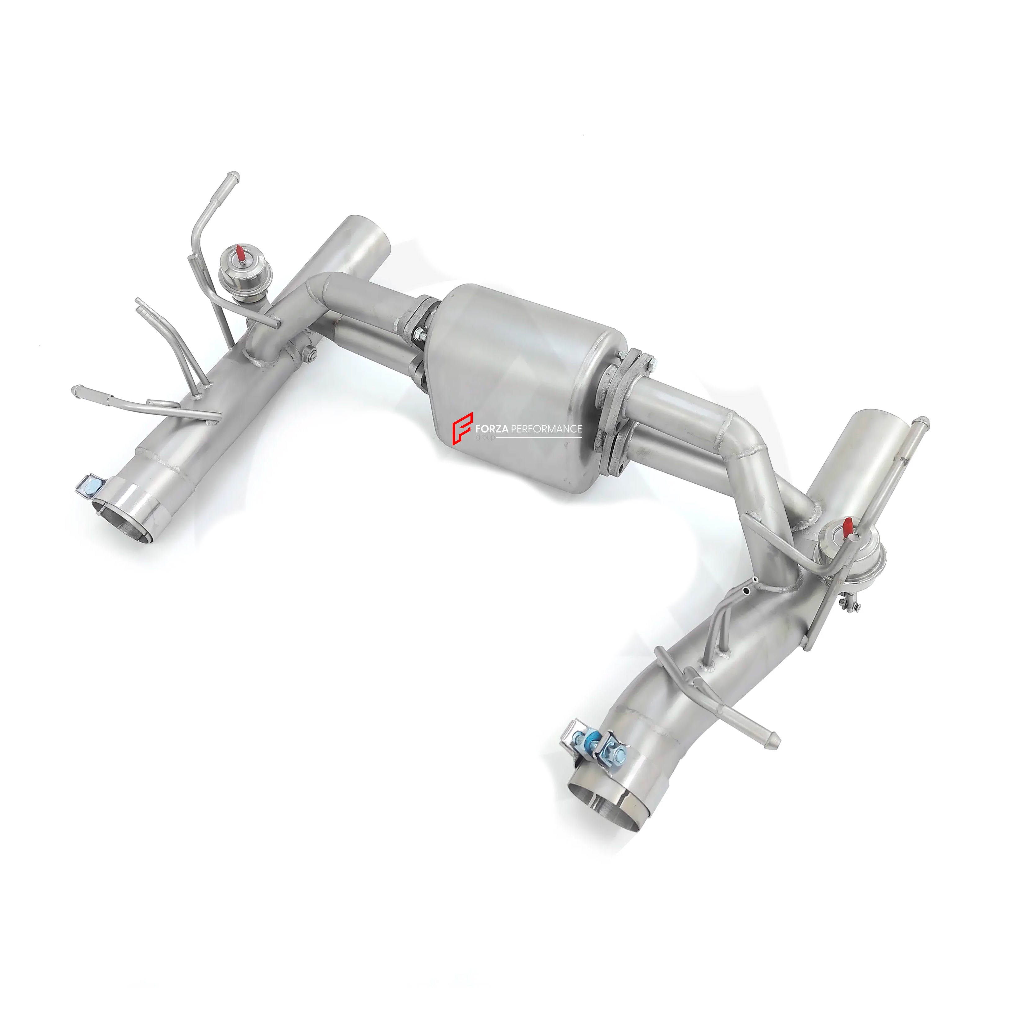 VALVED EXHAUST CATBACK MUFFLER for FERRARI F8 3.9T 2019 - 2022