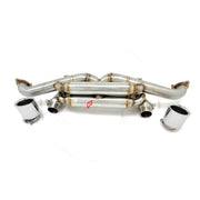 VALVED EXHAUST MUFFLER for PORSCHE 718 CAYMAN GT4 RS 4.0T 2021 - 2024