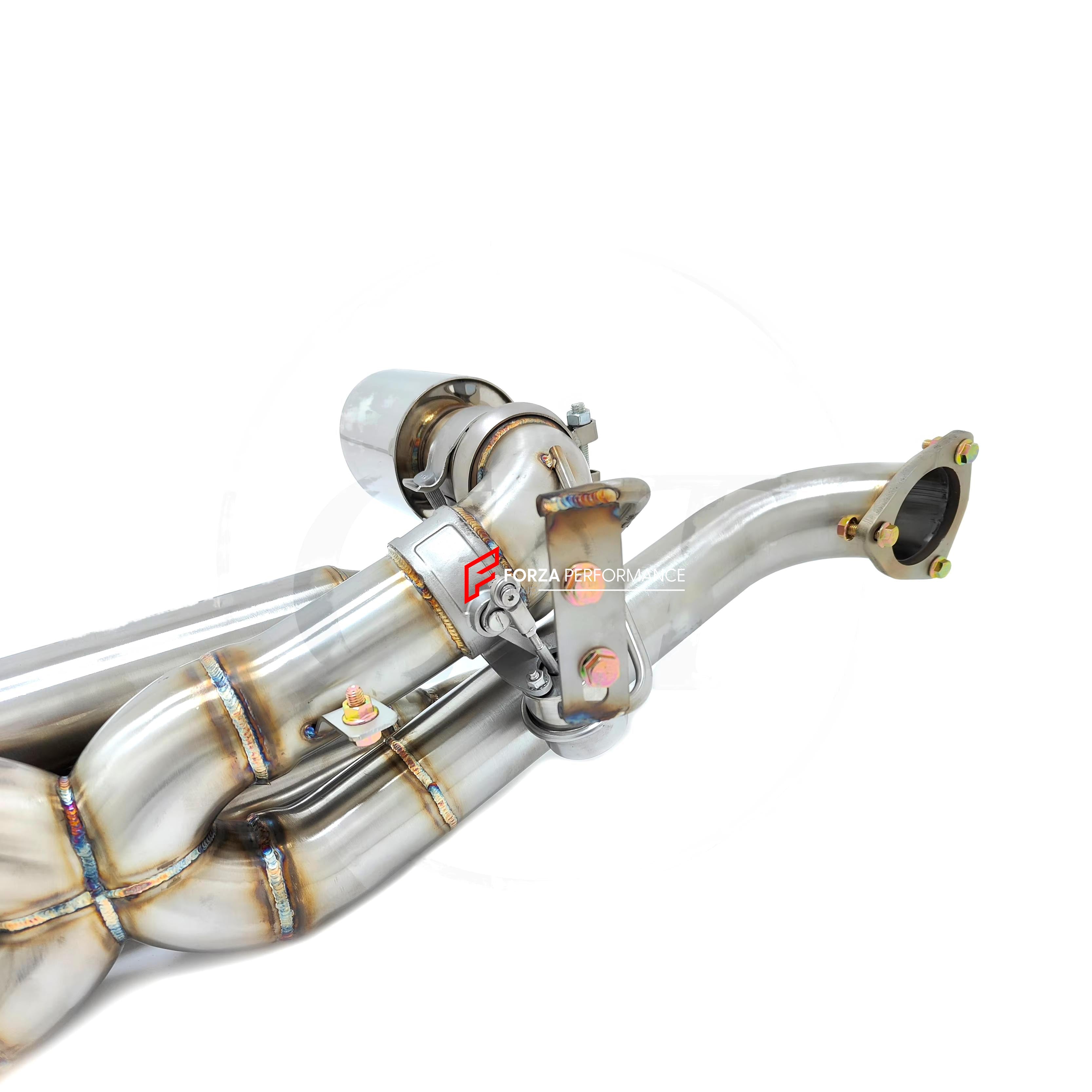 VALVED EXHAUST MUFFLER for PORSCHE 718 CAYMAN GT4 RS 4.0T 2021 - 2024