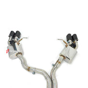 VALVED EXHAUST MUFFLER for PORSCHE MACAN 95B 3.0T 3.6T 2014 - 2018