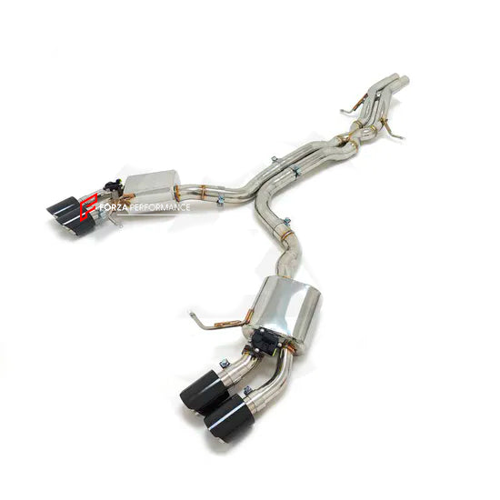VALVED EXHAUST MUFFLER for PORSCHE MACAN 95B 3.0T 3.6T 2014 - 2018