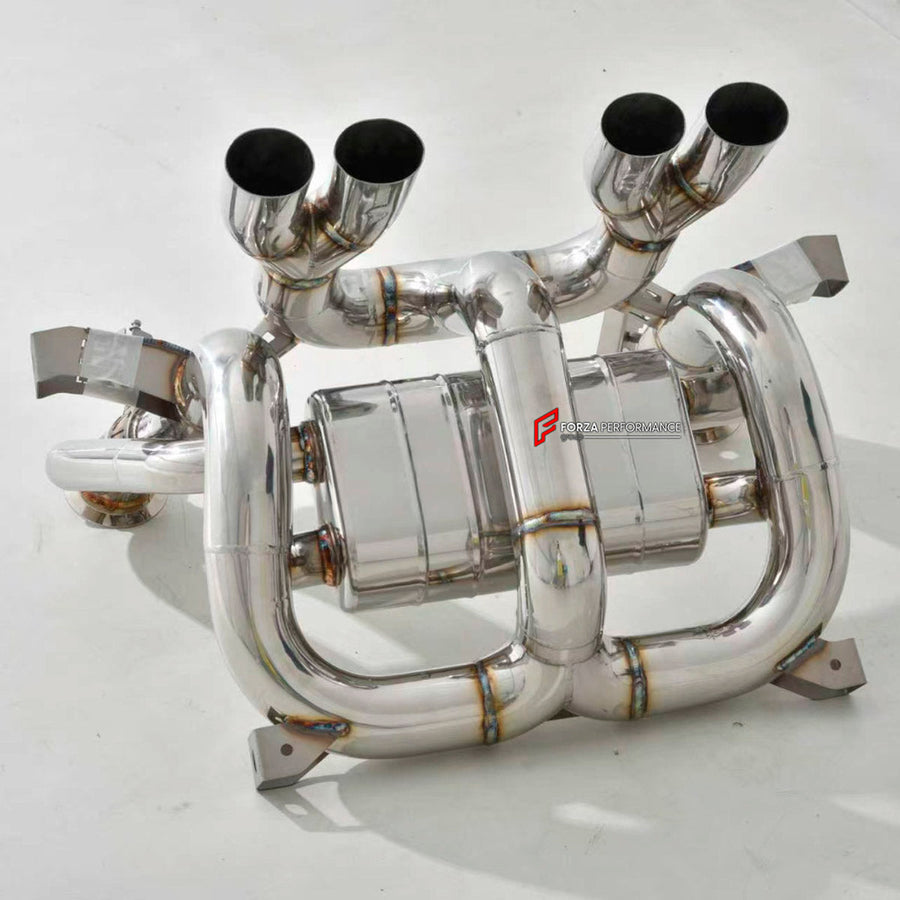 Buy Now VALVED EXHAUST SYSTEM WITH CATLESS DOWNPIPE for LAMBORGHINI REVUELTO 6.5 2023+ and upgrade car parts from SIR Tuning at the Best Price. Headlights, Tail lights, Bodykits, Navigations, Exhaust system and more - Fast & Free Shipping within Europe, US & Worldwide.