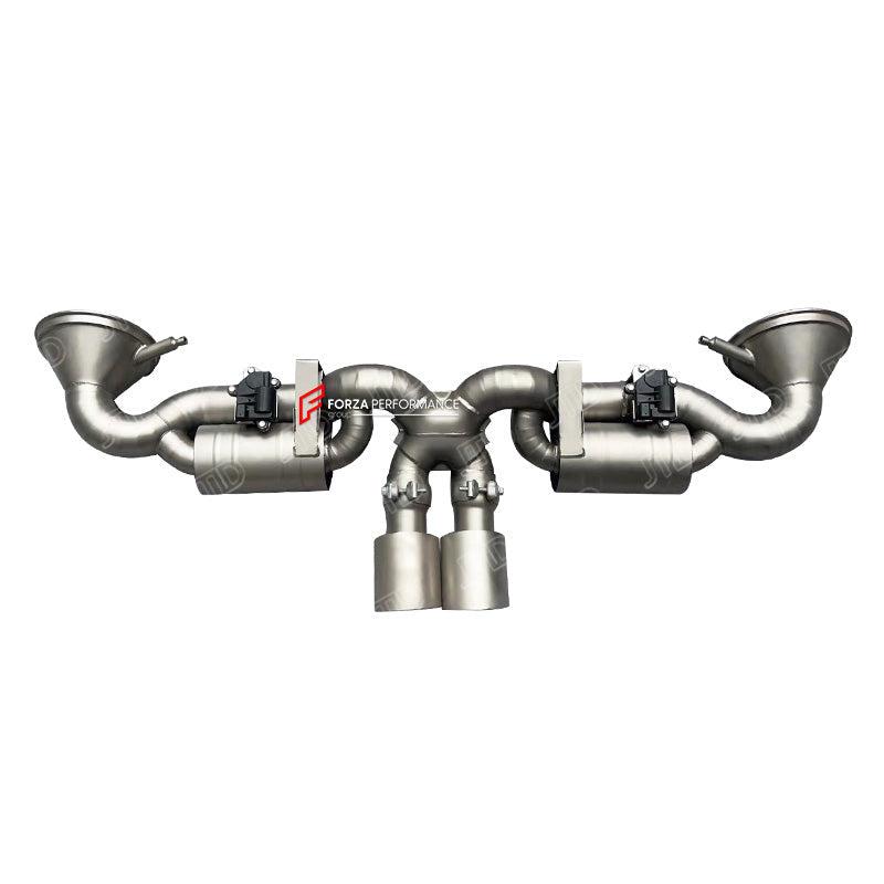 VALVED MUFFLER EXHAUST SYSTEM for PORSCHE 911 992.1 GT3RS 4.0T 2023+