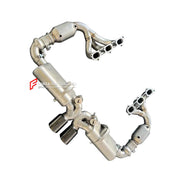 VALVED MUFFLER MANIFOLD EXHAUST SYSTEM for PORSCHE 911 991.2 GT3 GT3RS 4.0T 2017 - 2019