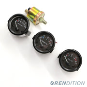 VDO STYLE GAUGE OIL TEMPERATURE WATER TEMP OIL PRESSURE GAUGE