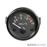 VDO STYLE GAUGE OIL TEMPERATURE WATER TEMP OIL PRESSURE GAUGE
