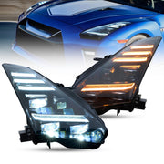 VLAND LED Projector Headlights For 2008-2023 Nissan GTR R35