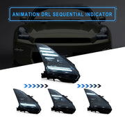 VLAND LED Projector Headlights For 2008-2023 Nissan GTR R35