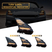 VLAND LED Projector Headlights For 2008-2023 Nissan GTR R35