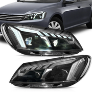 VLAND LED Projector Headlights For 2011-2015 VW Passat Halogen Model