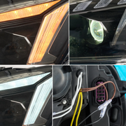 VLAND LED Projector Headlights For 2011-2015 VW Passat Halogen Model