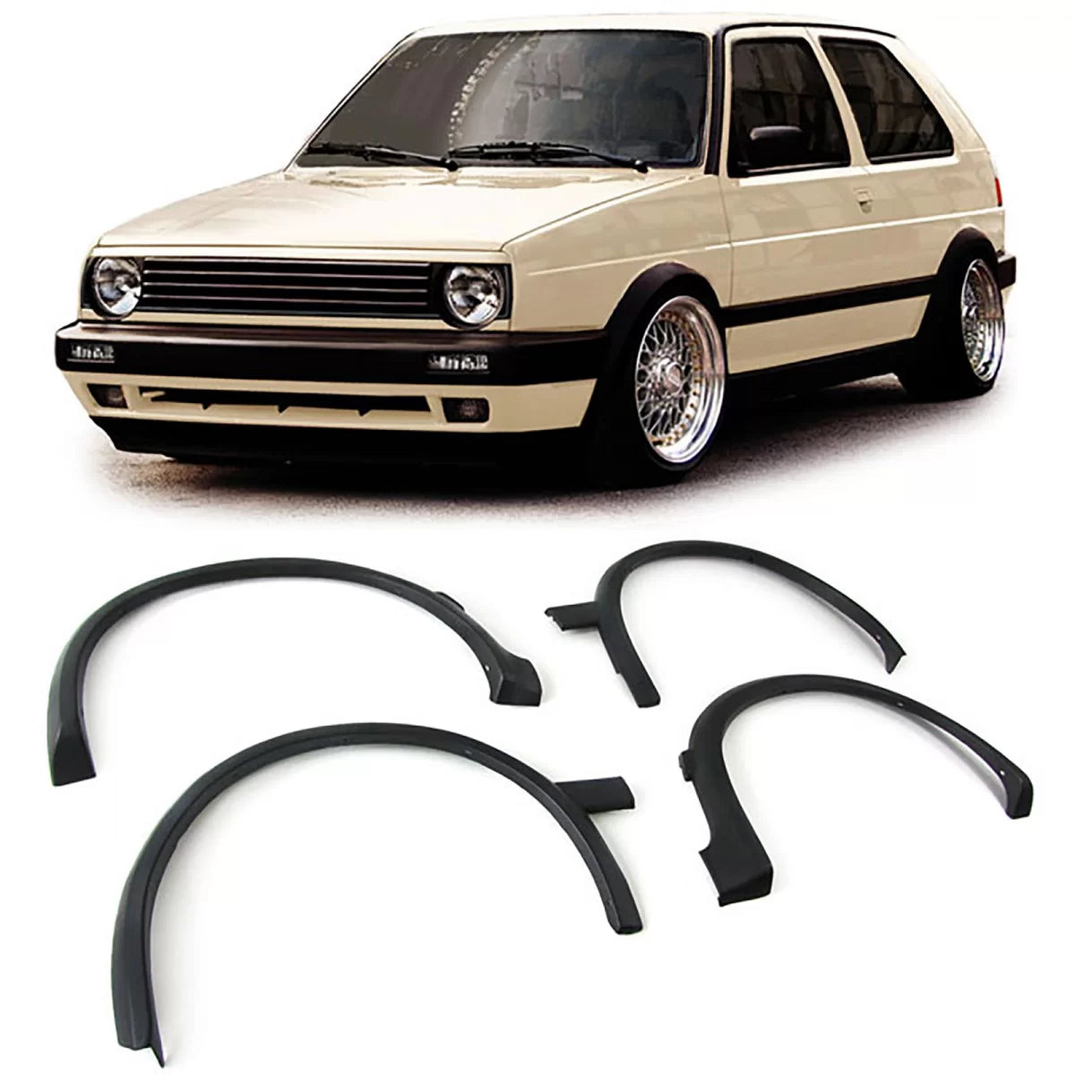 Wheel arches fender plastic wheel arch extensions for VW Golf 2 87-91 – product image 1
