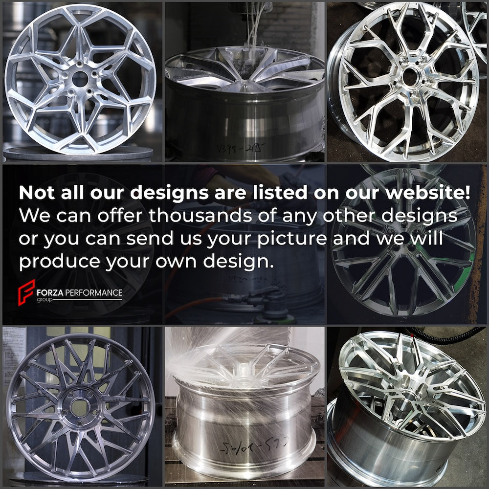 FORGED WHEELS RIMS for CHEVROLET CORVETTE ZR1X QUAIL SILVER LIMITED EDITION 2026