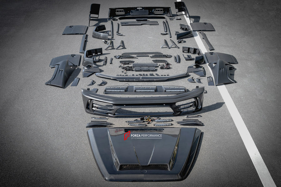Buy Now WIDE BODY KIT for MERCEDES-BENZ G-CLASS W463A W464 G63 G500 G400 2018+ and upgrade car parts from SIR Tuning at the Best Price. Headlights, Tail lights, Bodykits, Navigations, body kit and more - Fast & Free Shipping within Europe, US & Worldwide.