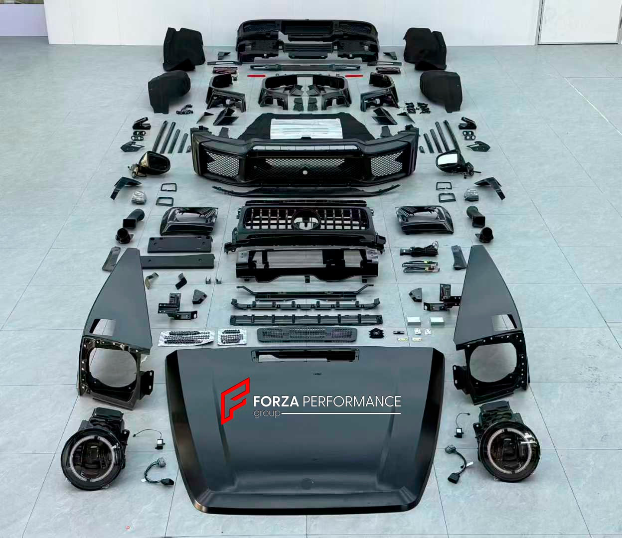 WIDESTAR CONVERSION BODY KIT for MERCEDES BENZ G CLASS G63 G400 G300 G500 G55 W463 1990 - 2018 upgrade to MERCEDES BENZ G CLASS W465 2024+