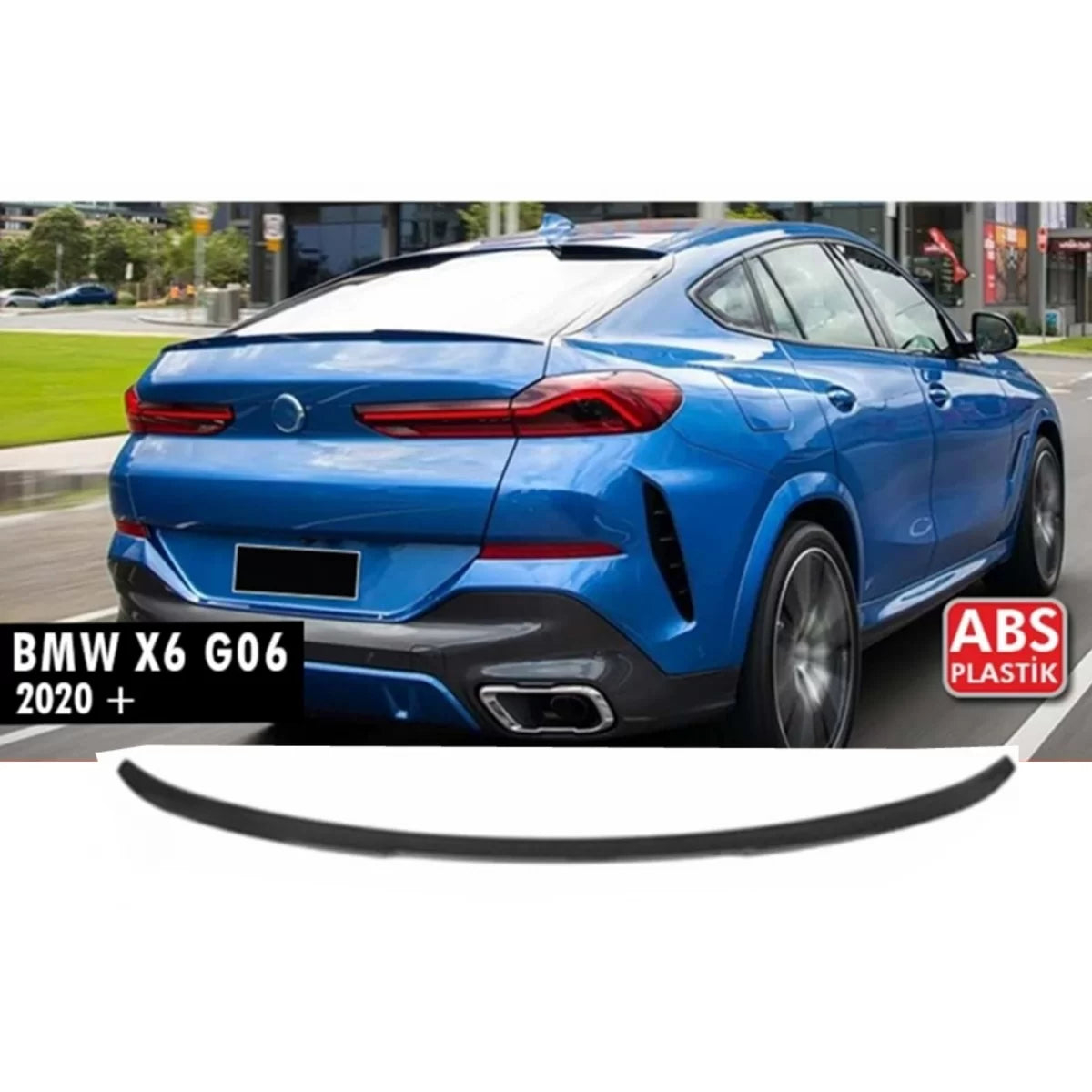 X6 G06 M Sport Rear Spoiler Piano Black ABS / 2020 After – product image 1